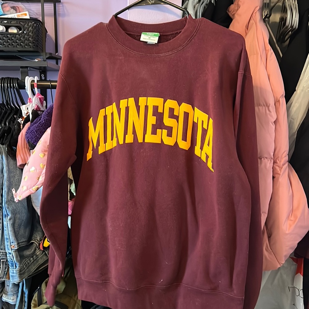 University of Minnesota Embossed Crewneck